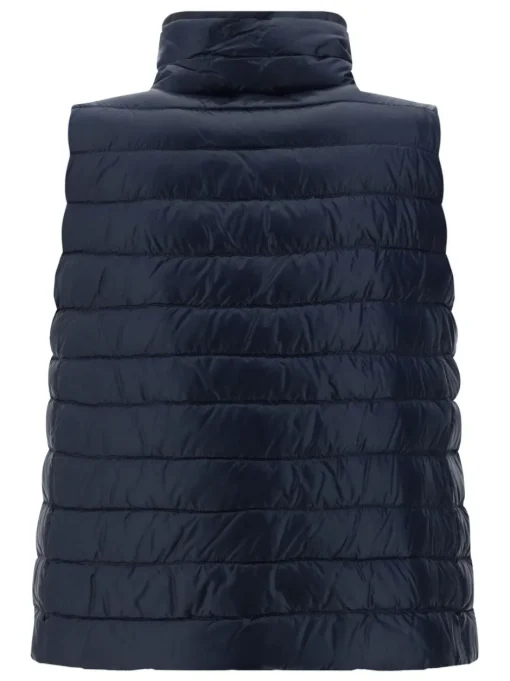 HERNO Padded vest with funnel neck