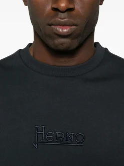 HERNO Sweatshirt with embroidered logo