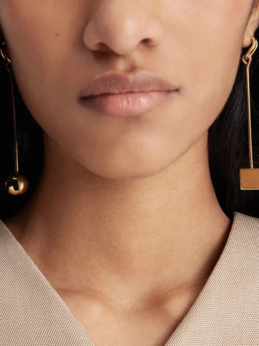 JACQUEMUS Les Boucles Knot Earrings