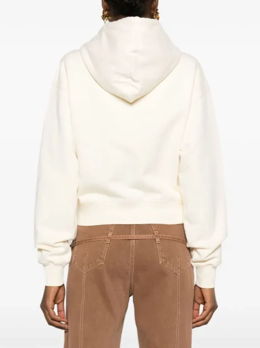 JACQUEMUS Top Le Hoodie Gros Grain with logo
