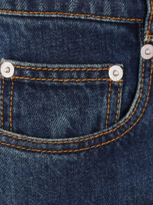ALEXANDER McQUEEN jeans a vita media a gamba dritta