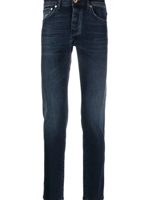 BARBA Jeans slim in misto cotone