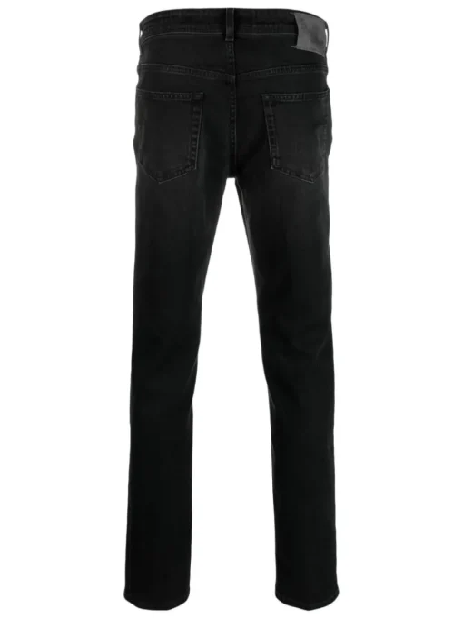 BARBA Jeans slim in misto cotone con toppa con logo
