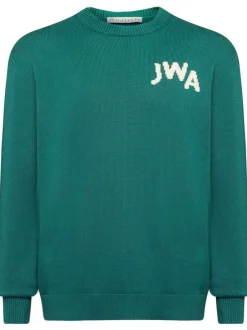 JW ANDERSON Sweater with intarsia logo