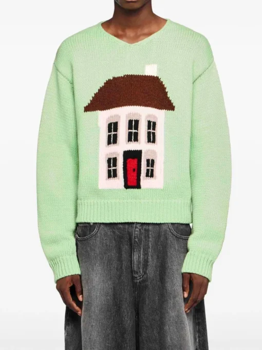 JW ANDERSON Sweater with House embroidery