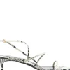 KHAITE 35mm snakeskin-print sandals