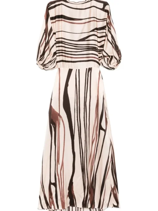 KITAGI - striped maxi dress