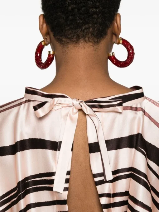 KITAGI - striped maxi dress