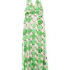 KITAGI geometric-print maxi dress