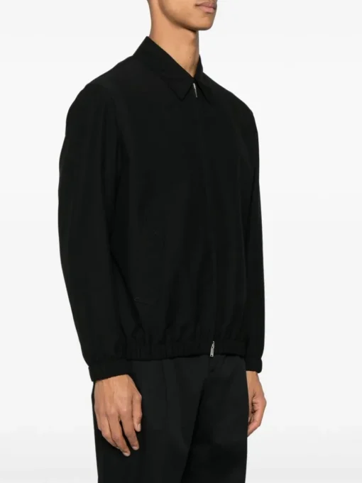 LARDINI overshirt with classic collar