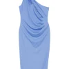 LAUREN RALPH LAUREN One-shoulder midi dress