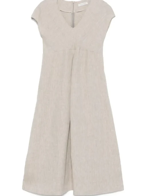 LE TRICOT PERUGIA - linen midi dress