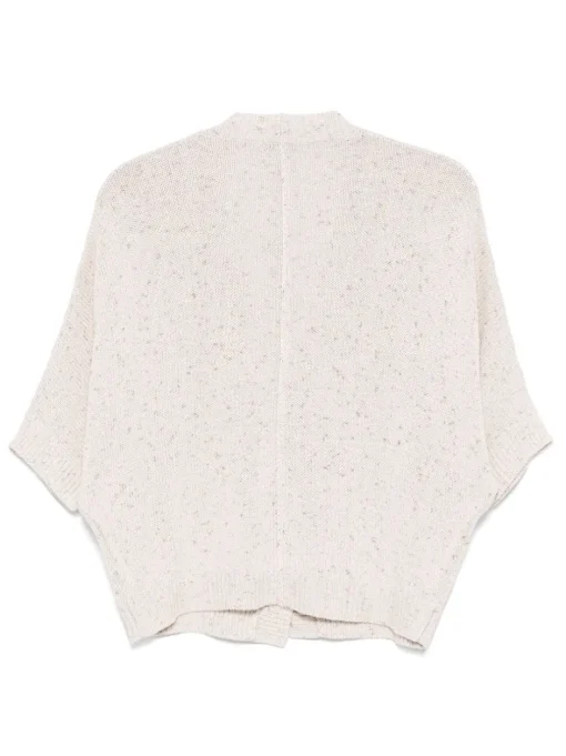 LE TRICOT PERUGIA Cardigan with lamé detail