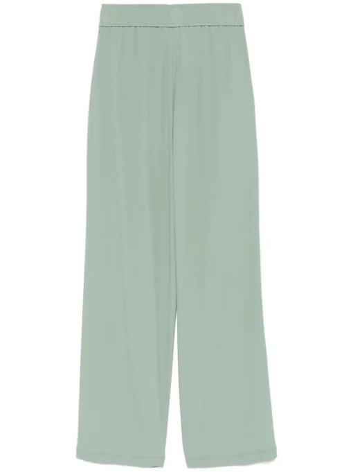 LE TRICOT PERUGIA Crepe palazzo trousers
