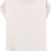 LE TRICOT PERUGIA Satin blouse