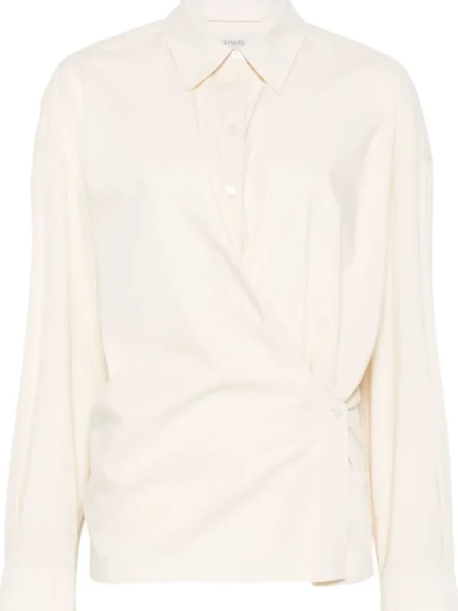 LEMAIRE Shirt with straight collar