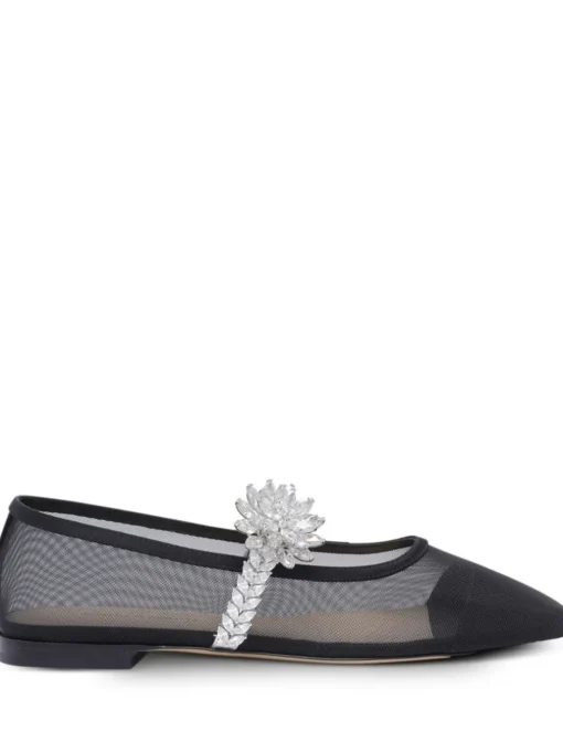MACH & MACH Lotus Flower ballet flats
