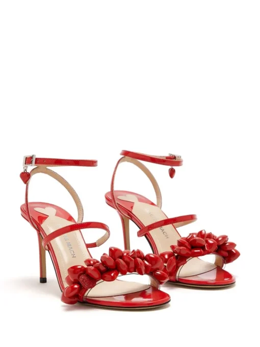 MACH & MACH Petit Coeur 85mm sandals