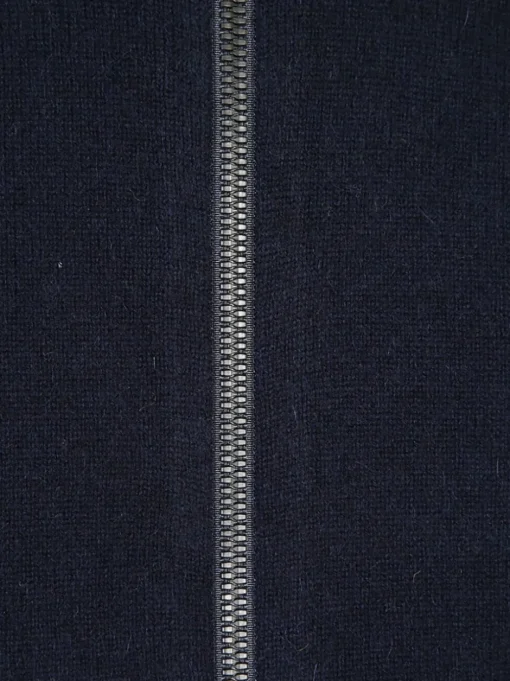 CENERE MAGLIERIA Maglia con zip in lana Cenere