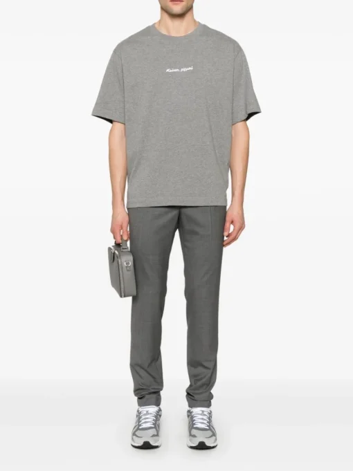 MAISON KITSUNE Maison Kitsuné T-shirt with embroidered logo