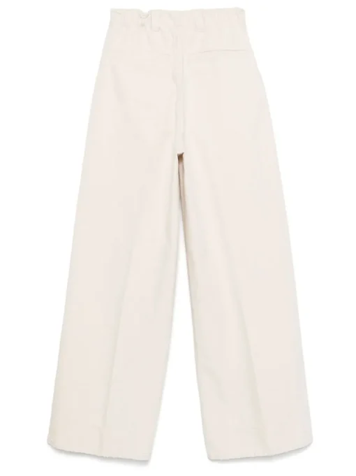 MAISON MARGIELA Wide leg cotton trousers