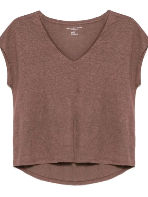MAJESTIC Filatures slub-texture T-shirt