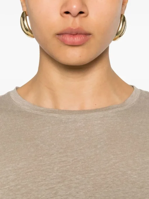 MAJESTIC Filatures Top with raw cut edges