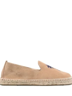 MANEBI Espadrilles with Palm Tree embroidery