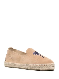 MANEBI Espadrilles with Palm Tree embroidery
