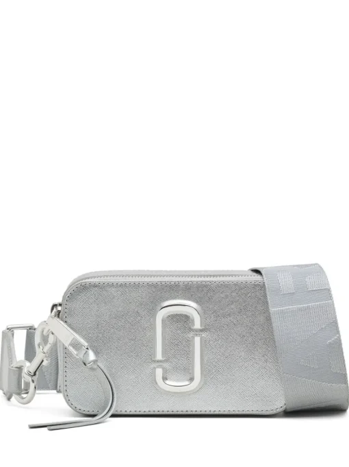MARC JACOBS Metallic Snapshot shoulder bag