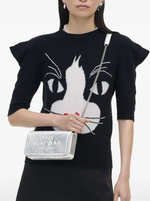 MARC JACOBS The Metallic Leather Chain Mini bag