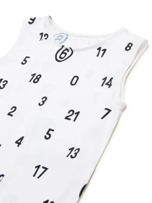 Kids MM6 MAISON MARGIELA KIDS Margiela Kids Bodysuit with numbers print