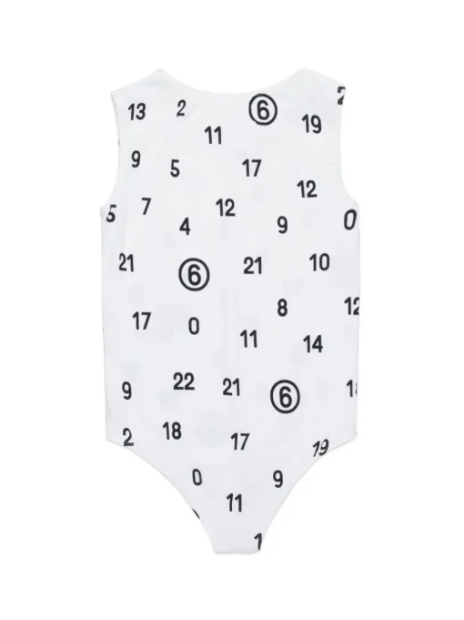 Kids MM6 MAISON MARGIELA KIDS Margiela Kids Bodysuit with numbers print