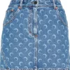 MARINE SERRE Deadstock denim miniskirt