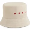 MARNI Bucket hat with embroidery