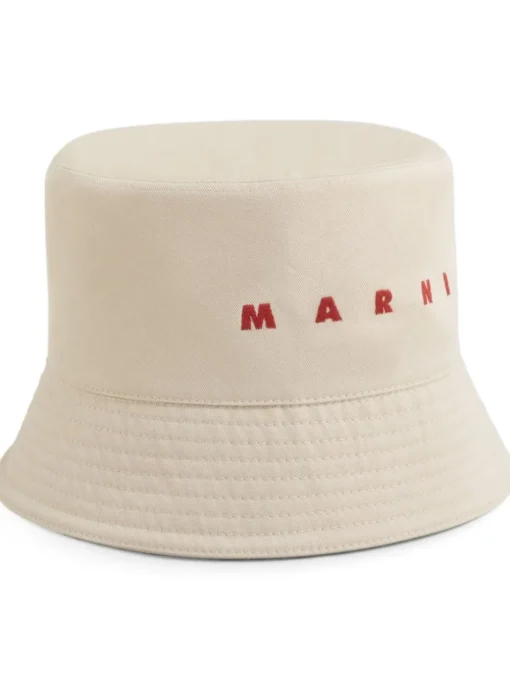 MARNI Bucket hat with embroidery