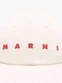 MARNI logo-embroidered cap