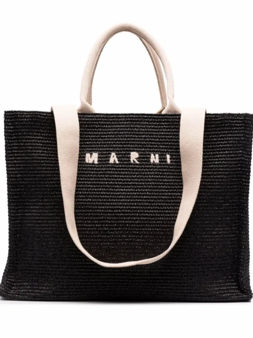MARNI Tote bag with embroidery