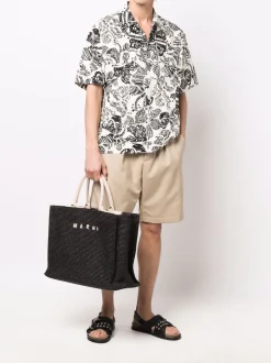 MARNI Tote bag with embroidery