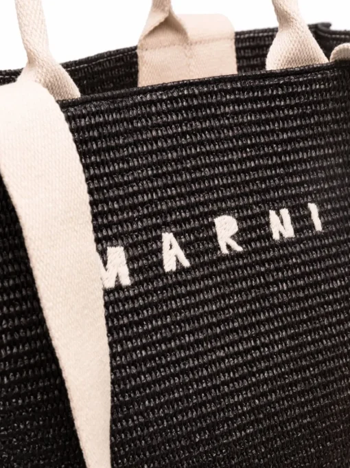MARNI Tote bag with embroidery