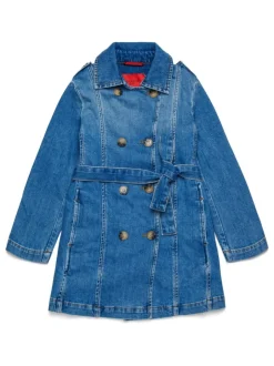 Kids MAX&CO KIDS MAX&Co. Kids double-breasted denim coat