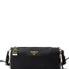 PRADA Medium shoulder bag in Re-Nylon and leather