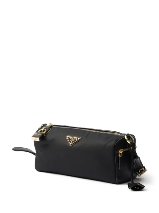 PRADA Medium shoulder bag in Re-Nylon and leather