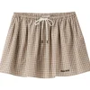 MIU MIU Checked mini skirt