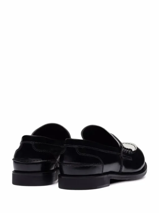 MIU MIU Leather moccasins