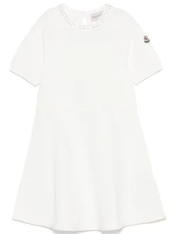 Kids MONCLER ENFANT Cotton piqué dress