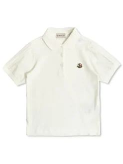 Kids/BOY MONCLER ENFANT Cotton polo shirt with logo embroidery