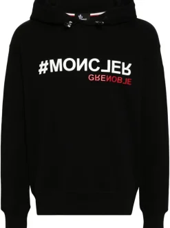 MONCLER GRENOBLE hooded sweatshirt with logo print