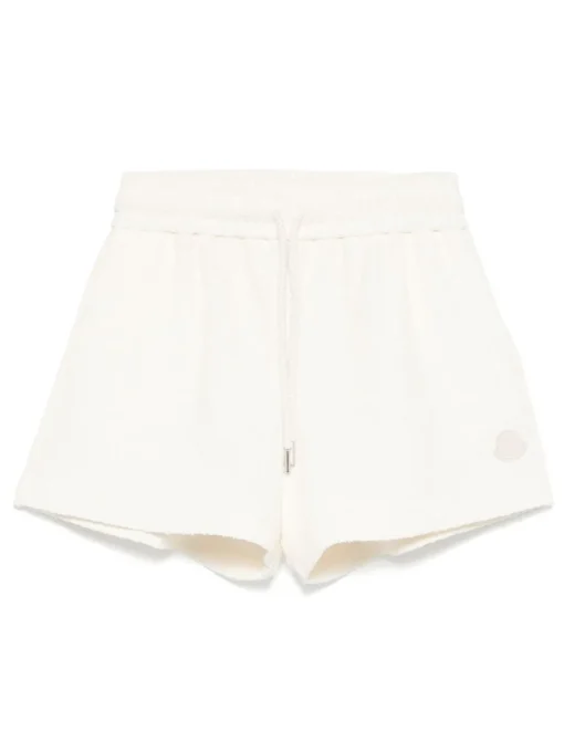 MONCLER Shorts with logo application