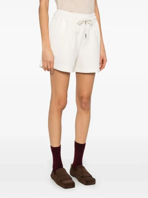 MONCLER Shorts with logo application